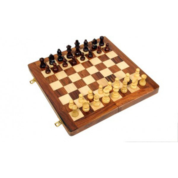 AVM 12" Folding Chess Set with Coins